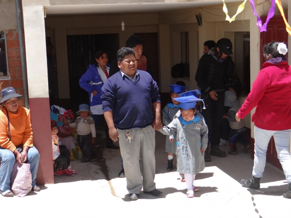 Acto se graduaron 6 niños y niñas de Centro Infantil El Rinconcito